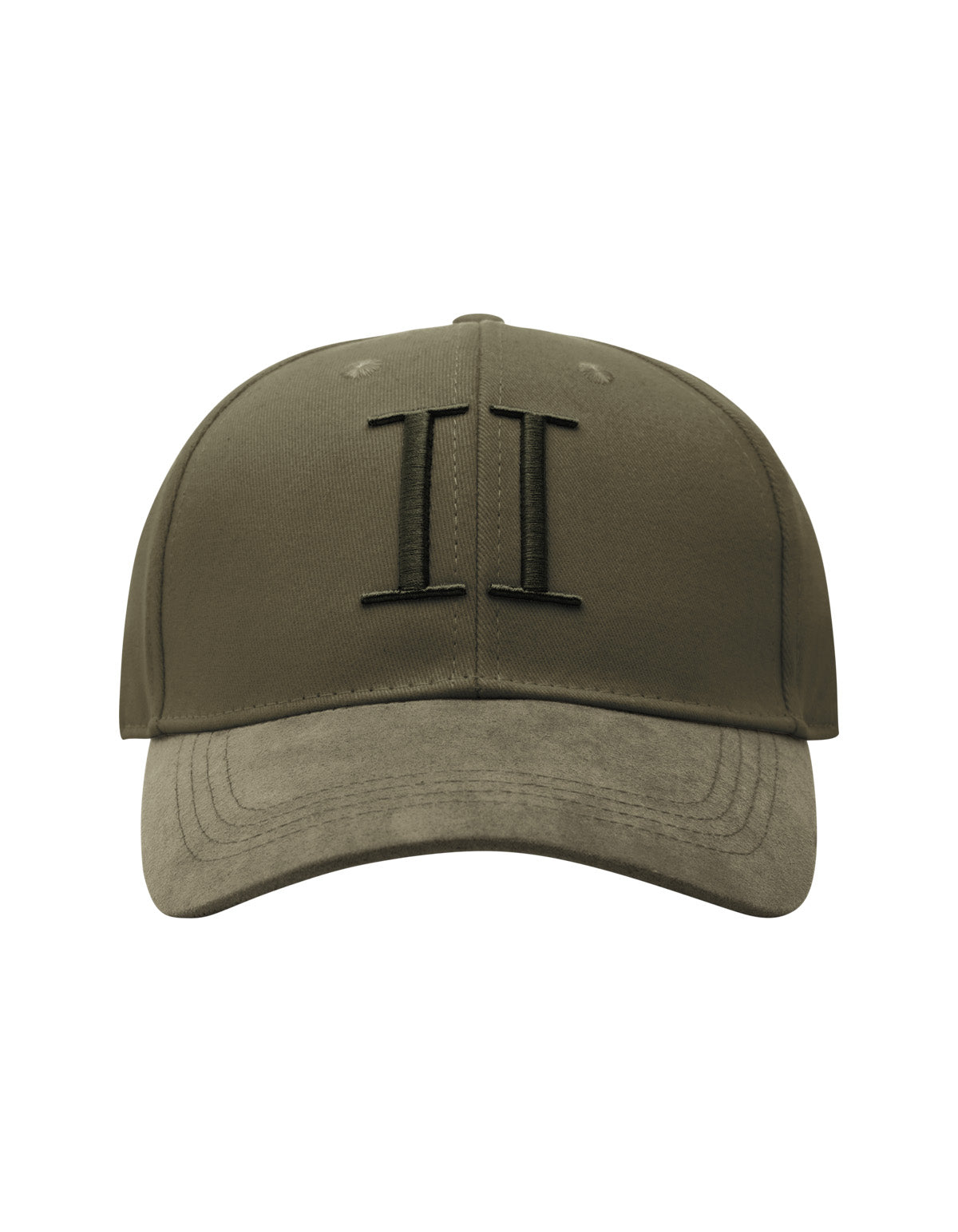 Baseball Cap Suede II - Olive Night