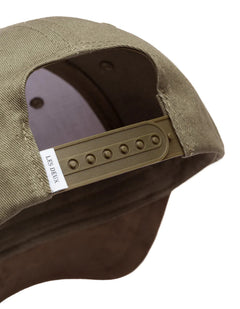 Baseball Cap Suede II - Olive Night
