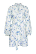 Berta Dress - Blue Flower Garden