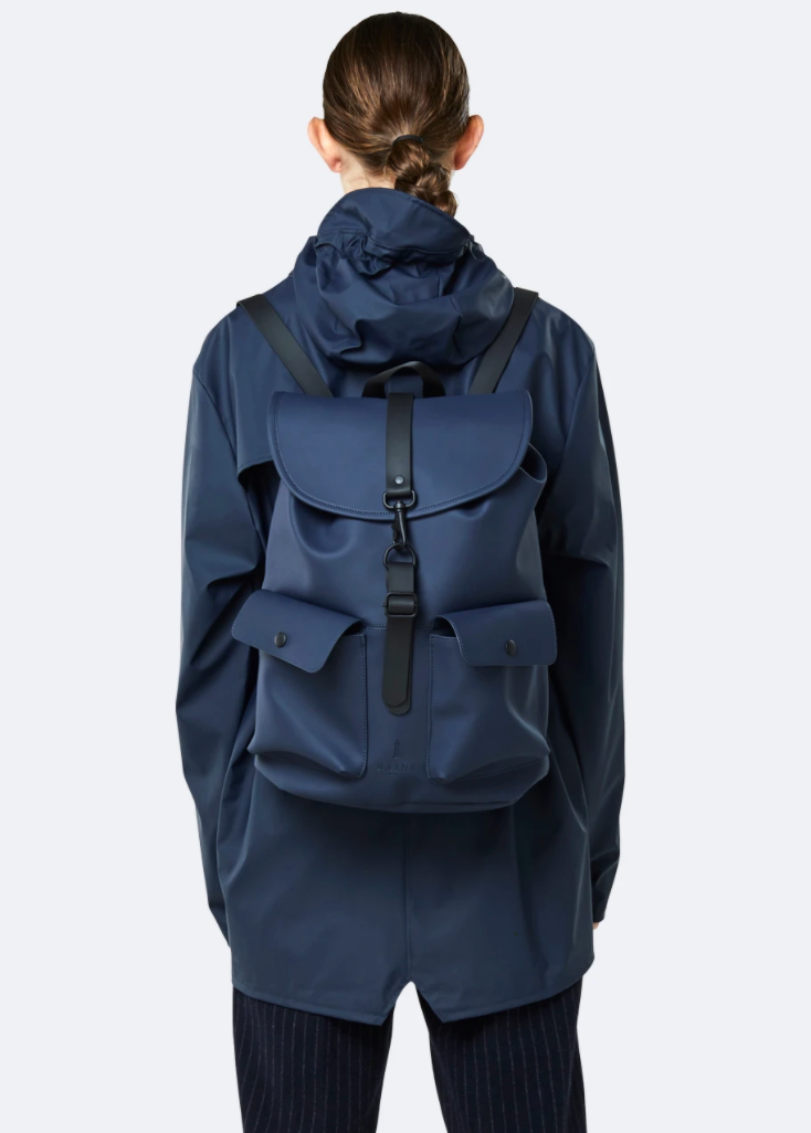 Camp Backpack - Blue - Rains - Tilbehør - VILLOID.no