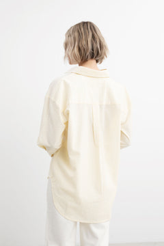 Bibi Crepe Shirt - Soft Yellow