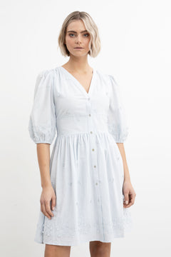 Daisy Dress - Soft Blue