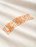 Blake T-Shirt - Ivory/Dusty Orange