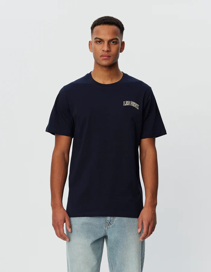 Blake T-Shirt - Dark Navy/Ivory