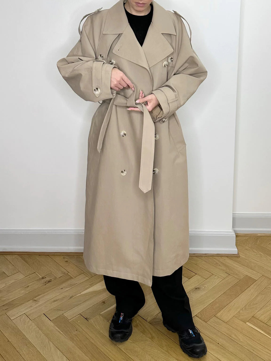 Bobby Canvas Trenchcoat - Beige