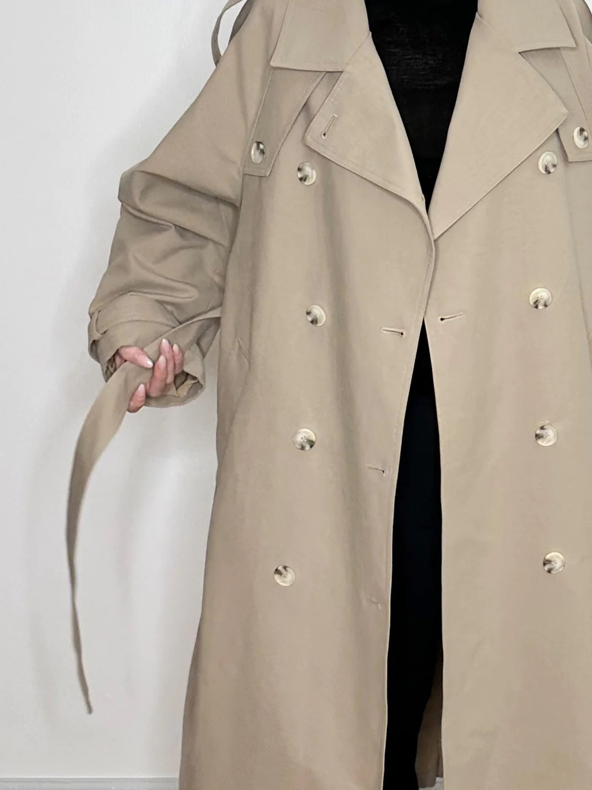 Bobby Canvas Trenchcoat - Beige