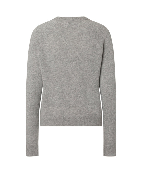 Boston O-Neck - Grey Melange