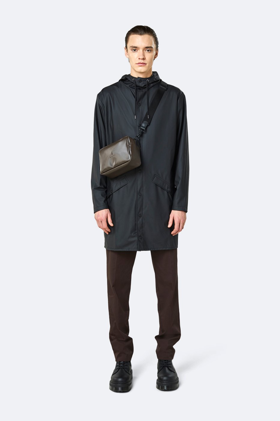 Box Bag - Shiny Brown