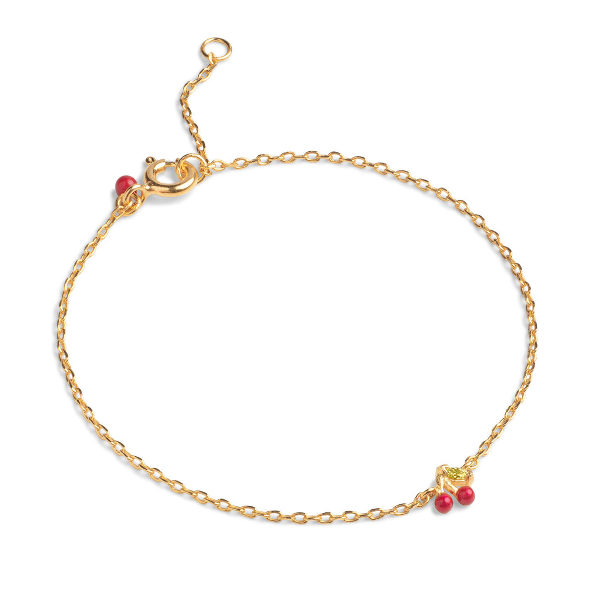 Cherry Bracelet - Red