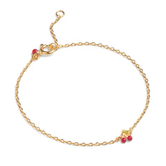 Cherry Bracelet - Red