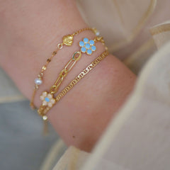 Elie Bracelet - 925S/GP