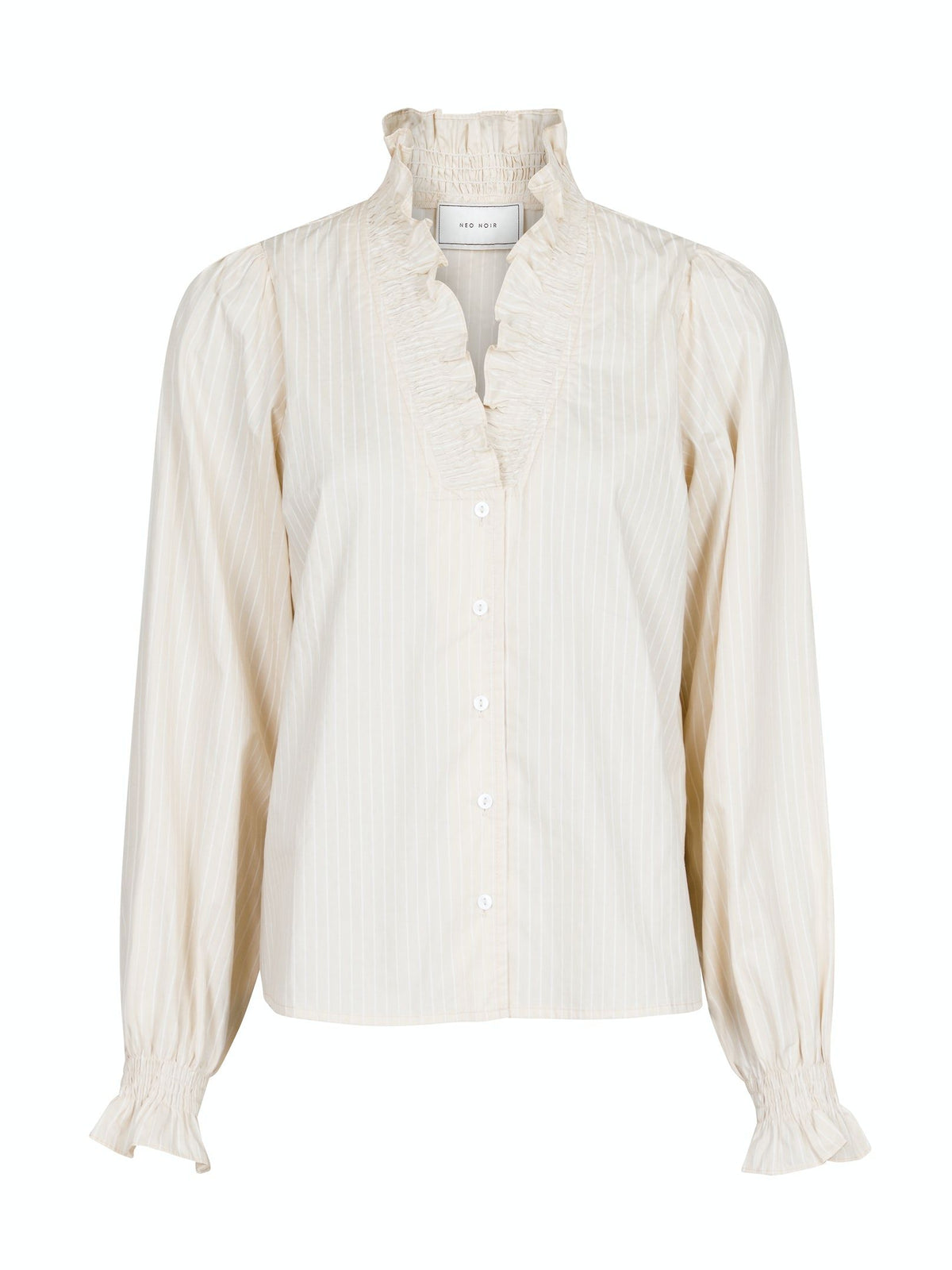 Brielle Single Stripe Blouse - Sand