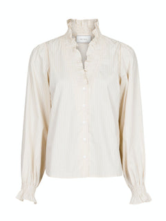 Brielle Single Stripe Blouse - Sand