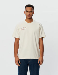 Brody T-Shirt - Ivory/Burnt Clay