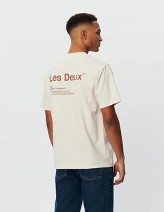 Brody T-Shirt - Ivory/Burnt Clay
