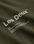 Brody T-Shirt - Olive Night/White