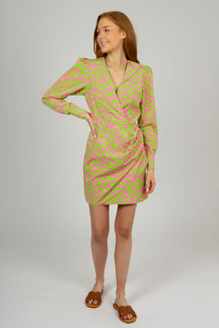 Yvonne Dress - Heartsbeats Green