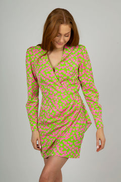 Yvonne Dress - Heartsbeats Green