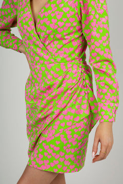 Yvonne Dress - Heartsbeats Green