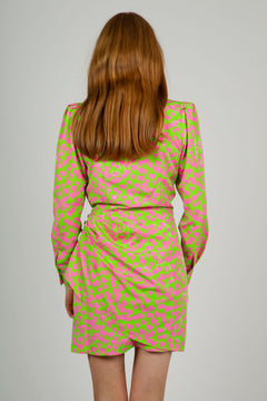 Yvonne Dress - Heartsbeats Green