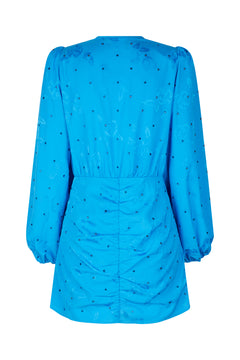 Jada Stud Dress - Blue Sea