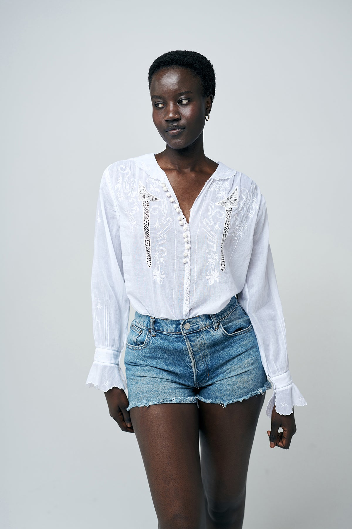 Claire Blouse - White