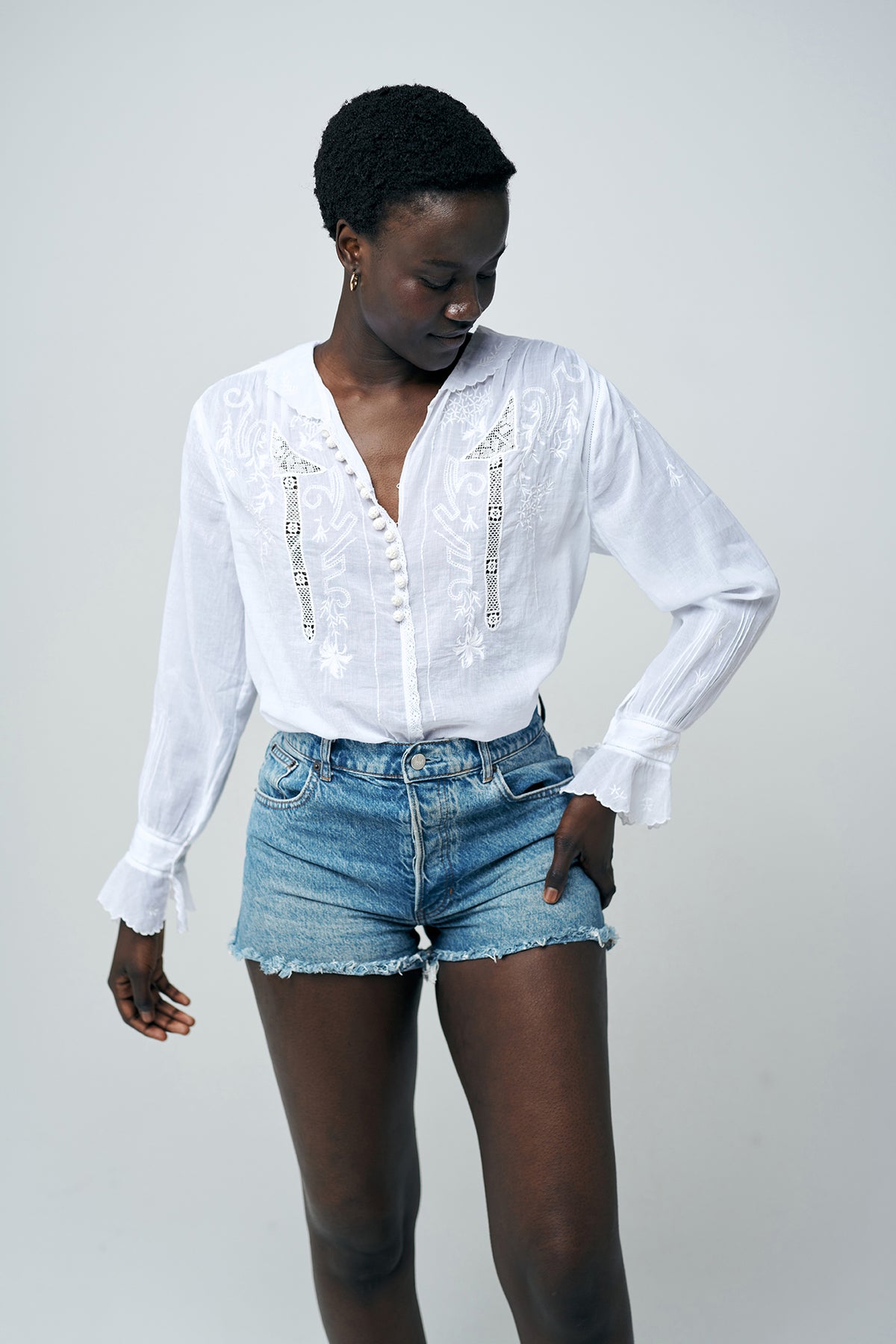 Claire Blouse - White