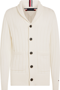 Classic Shawl Cardigan - Ancient White