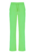 Del Ray Classic Velour Pant Pocket - Summer Green
