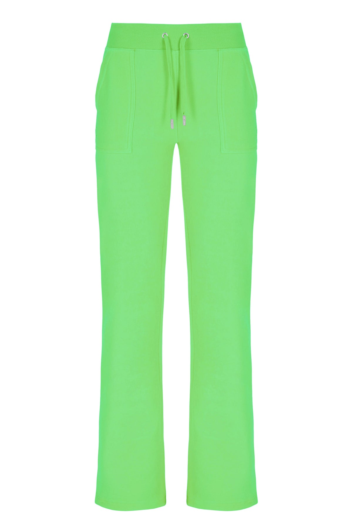Del Ray Classic Velour Pant Pocket - Summer Green