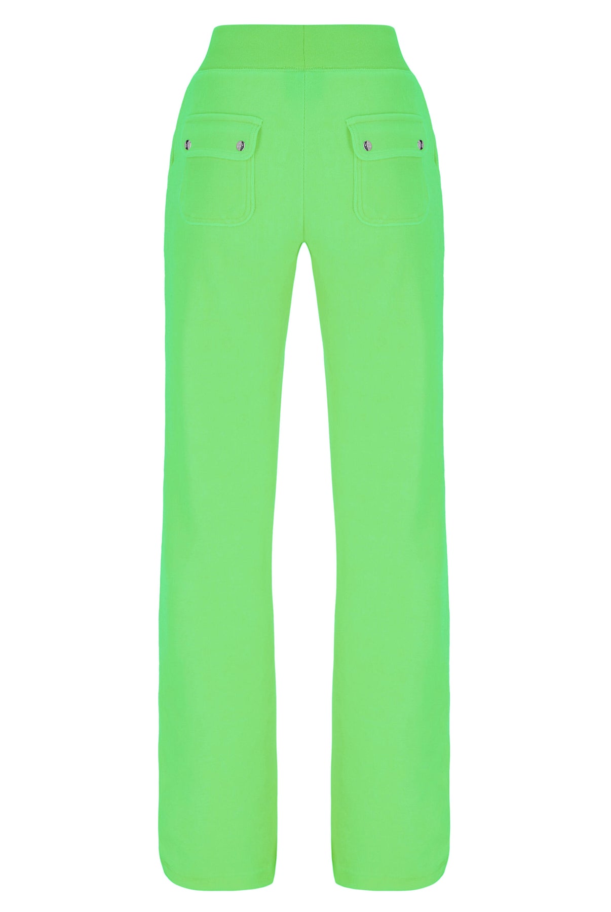 Del Ray Classic Velour Pant Pocket - Summer Green