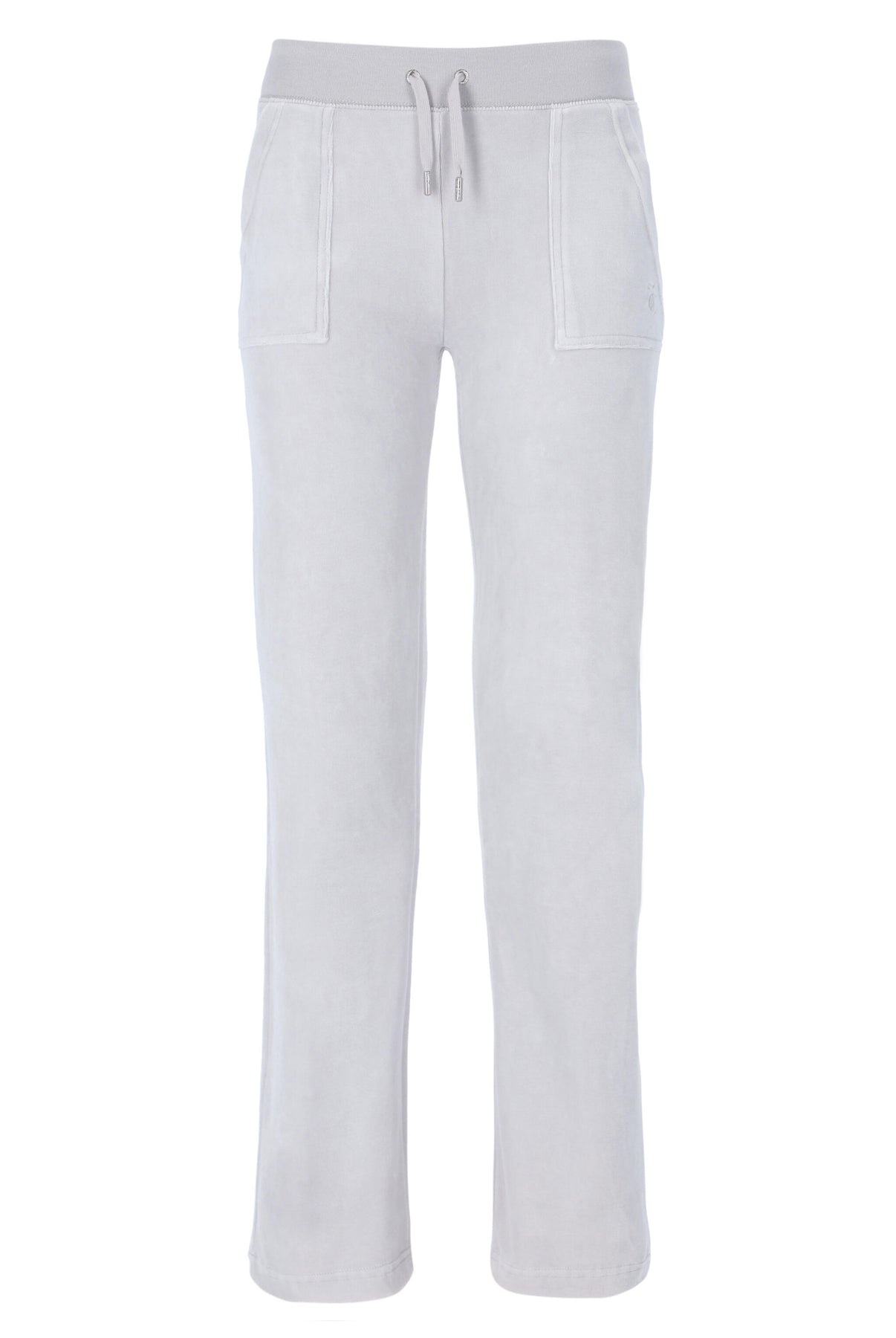 Del Ray Classic Velour Pant Pocket - Quite Gray