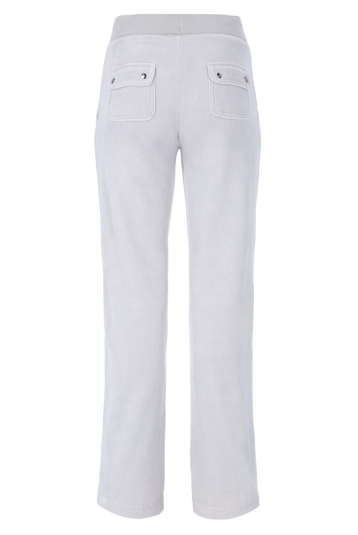 Del Ray Classic Velour Pant Pocket - Quite Gray