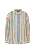 Campbell Linen Multi - Apricot Combo