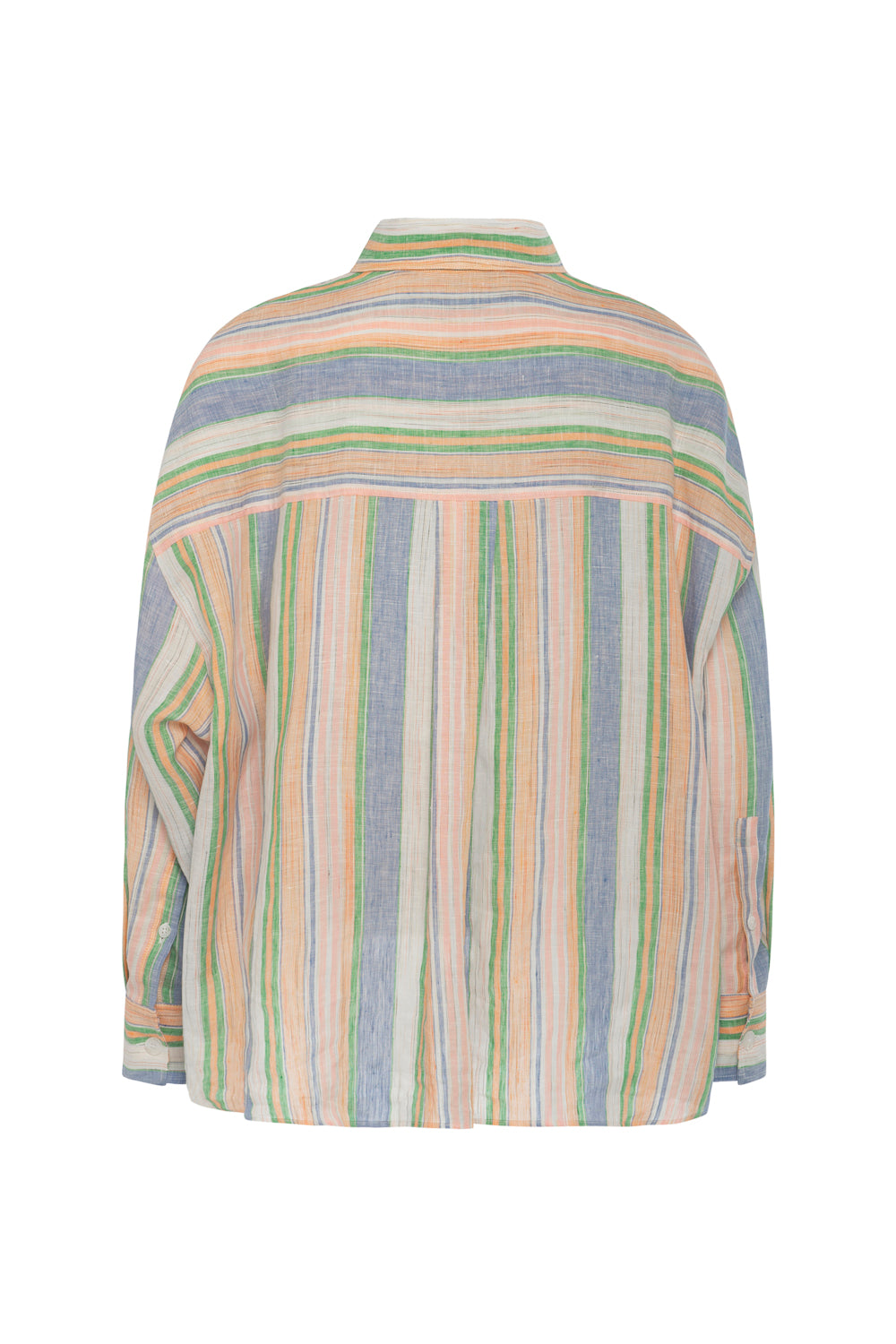 Campbell Linen Multi - Apricot Combo