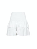 Carin Heavy Sateen Skirt - White