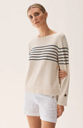 Carrie Sweater - Grain/Marine