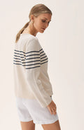 Carrie Sweater - Grain/Marine