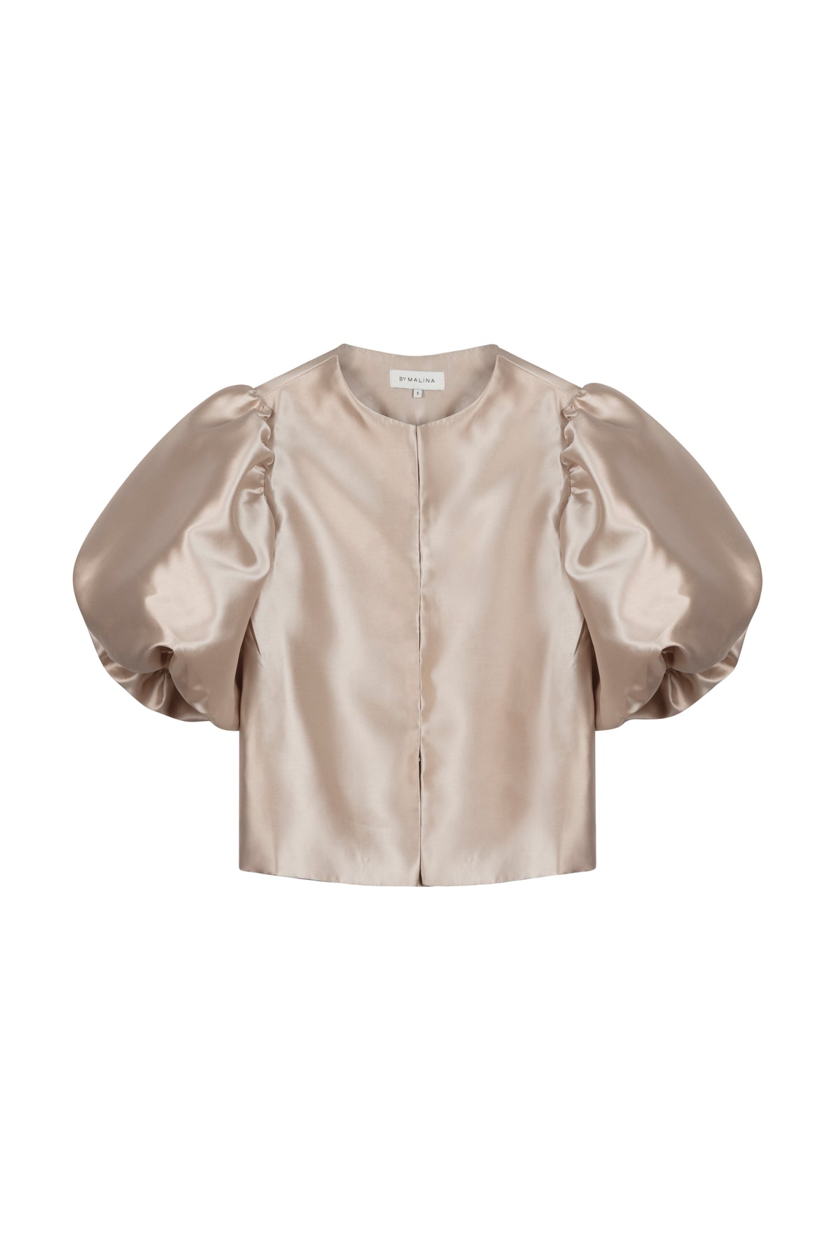 Cleo Puff Sleeve Blouse - Soft Beige