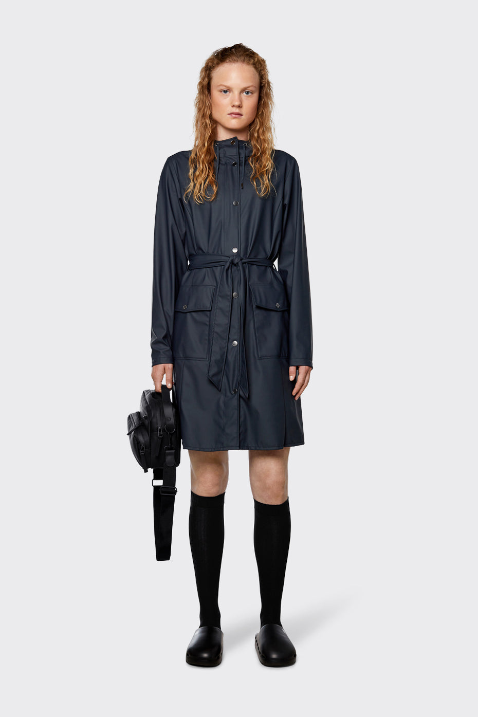 Curve Jacket - Navy