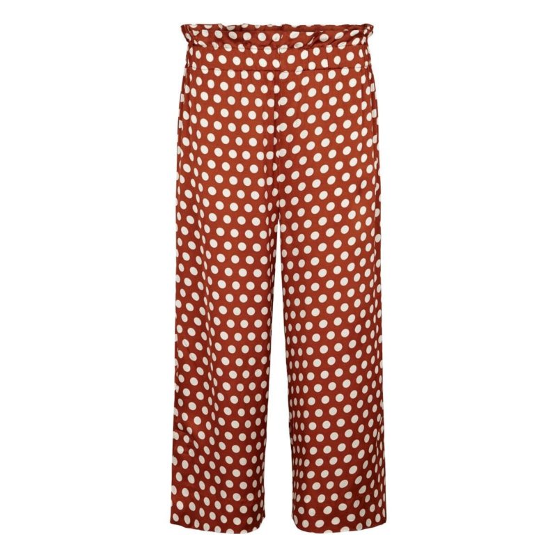 Spotty HW Trousers - Rustic Brown - Second Female - Bukser & Shorts - VILLOID.no