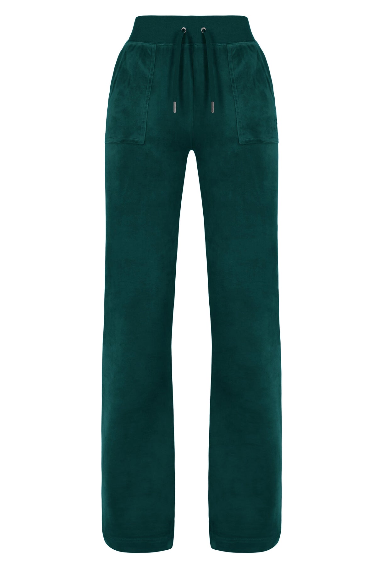 Del Ray Classic Velour Pant Pocket - Rain Forest