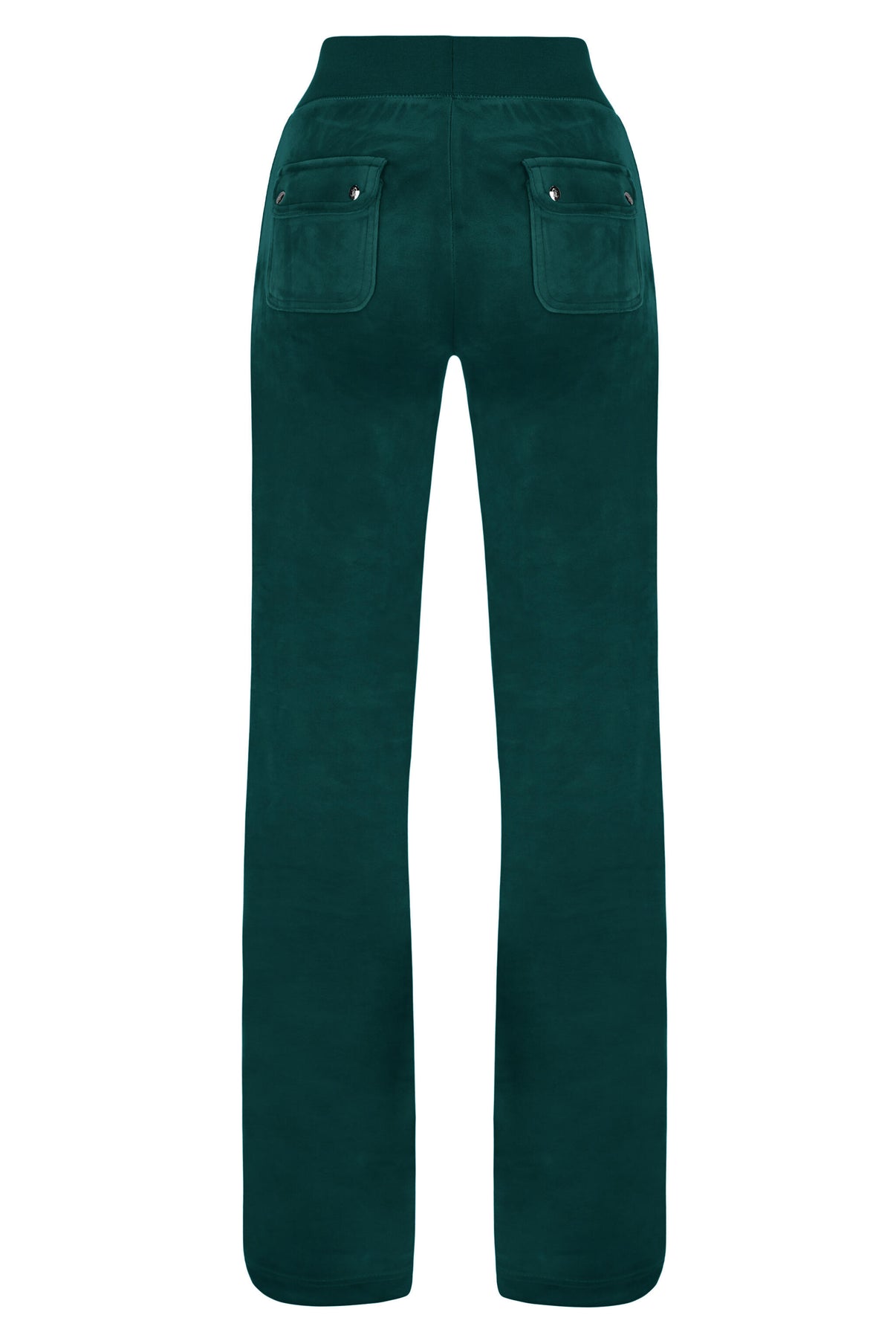 Del Ray Classic Velour Pant Pocket - Rain Forest