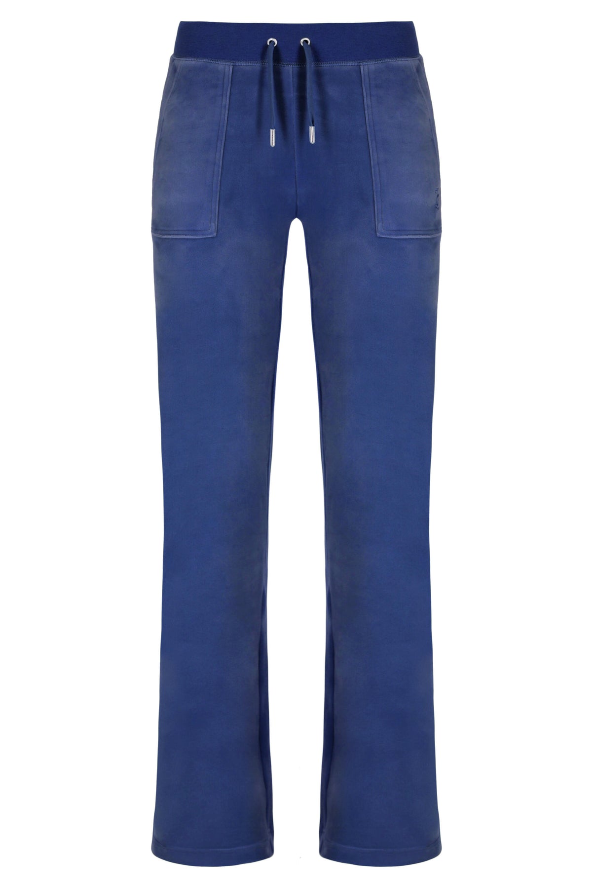 Del Ray Classic Velour Pant Pocket - Grey Blue
