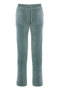 Del Ray Classic Velour Pant Pocket - Chinois Green