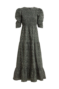 Dovie Crepe Dress - Black Amber