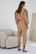 Marie Sleeve Blouse - Camel