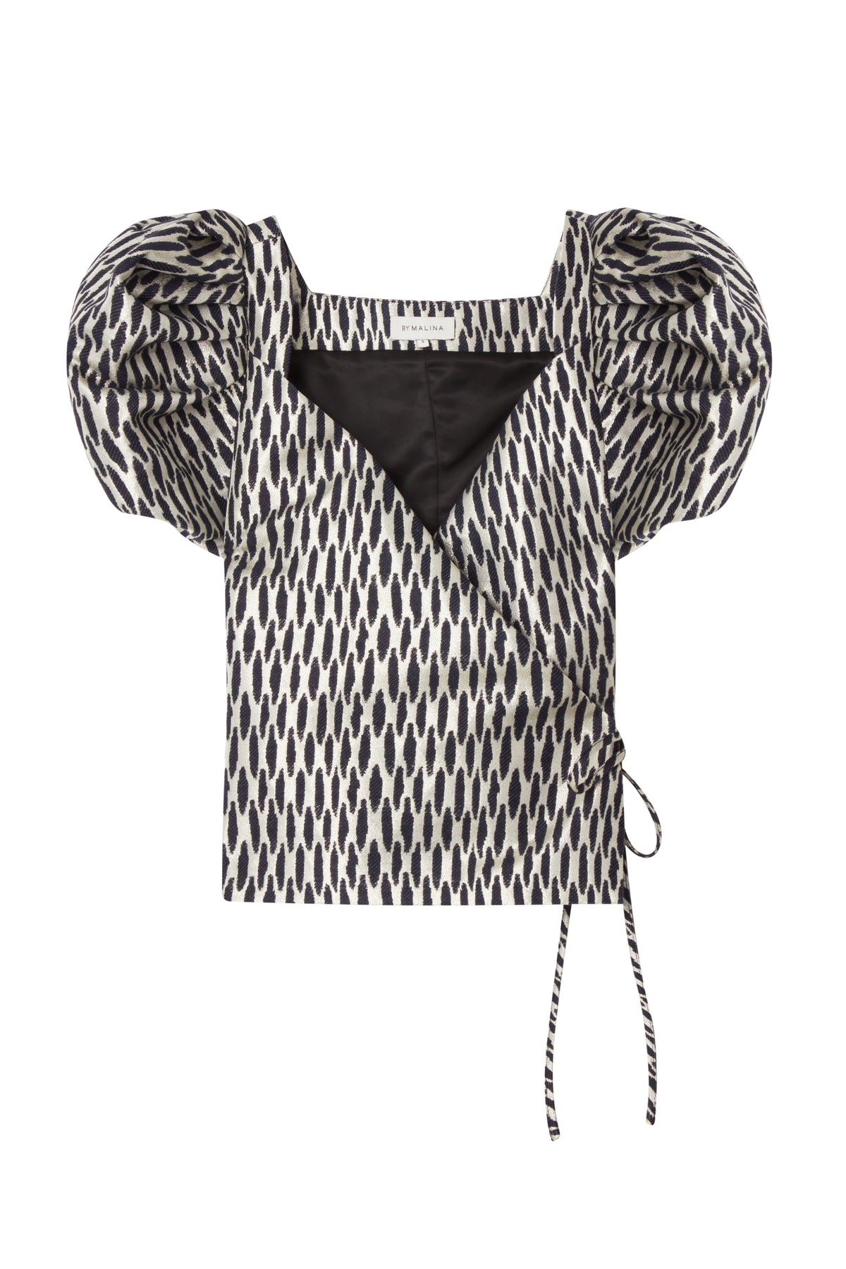 Ditte Blouse - Midnight Blue Metallic