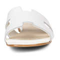 Claire Plain Leather - White