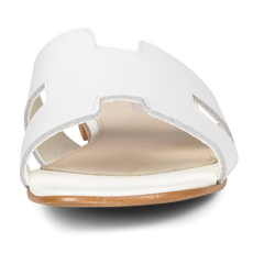 Claire Plain Leather - White